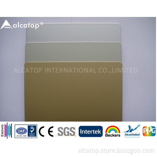 Construction PVDF fire-proof Aluminum Composite Wall Decoration Panel